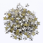 Bulk Wholesale 300pcs Gold 12x12mm Flatback Glue on Studs Hotfix Iron Stars-1/4\" Flatback Rhinestones 12x12mm Loose Rhinestones