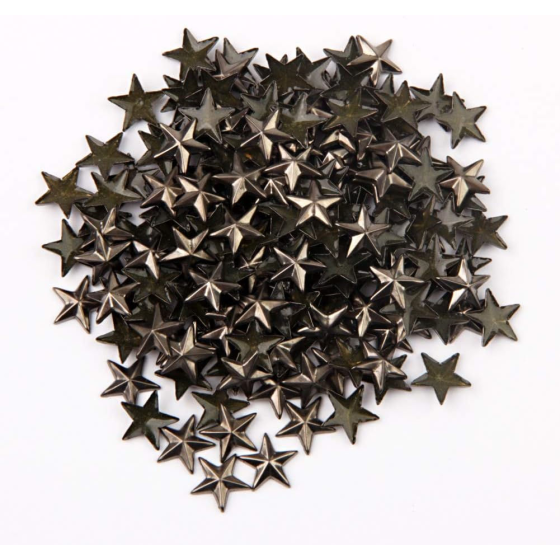Bulk Wholesale 300pcs Gold 12x12mm Flatback Glue on Studs Hotfix Iron Stars-1/4\" Flatback Rhinestones 12x12mm Loose Rhinestones