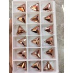 Glass Water Drop Shaped K9 Flat Bottom Double Hole DIY Clothing Accessory Sew-on Stone Chamfered Diamonds Hat Rhinestones