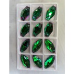 Glass Water Drop Shaped K9 Flat Bottom Double Hole DIY Clothing Accessory Sew-on Stone Chamfered Diamonds Hat Rhinestones