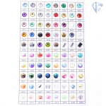 Wholesale Size Range 1mm 2mm 3mm 6mm 7mm 8mm 9mm 50000 Pieces Per Bag Resin Non-hot-fix Rhinestones Flat Back