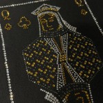 Crystal Poker Card Iron On Hot Fix Rhinestone Bedazzled Applique Patch