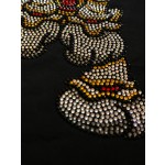 Clown Iron On Hot Fix Rhinestone Transfer Bling Applique Cartoon Patch