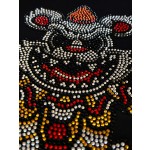 Clown Iron On Hot Fix Rhinestone Transfer Bling Applique Cartoon Patch