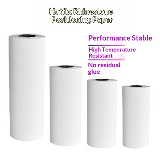32cm*100m High Quality Hot Fix Rhinestone Positioning Transfer Paper for Bags Factory Direct Wholesale Transfer