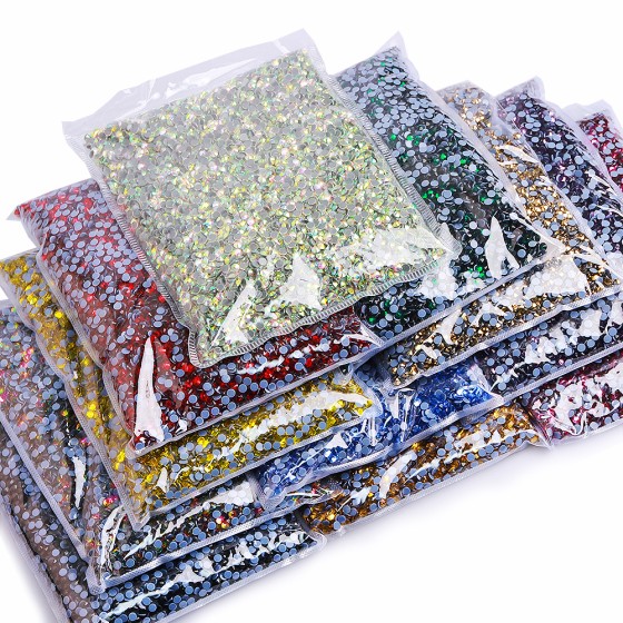 SS6-SS20 Bulk High Quality OEKO-TEX Crystal HFT Glass Crystal Hotfix Rhinestone Wholesale Flatback Rhinestones for Garment